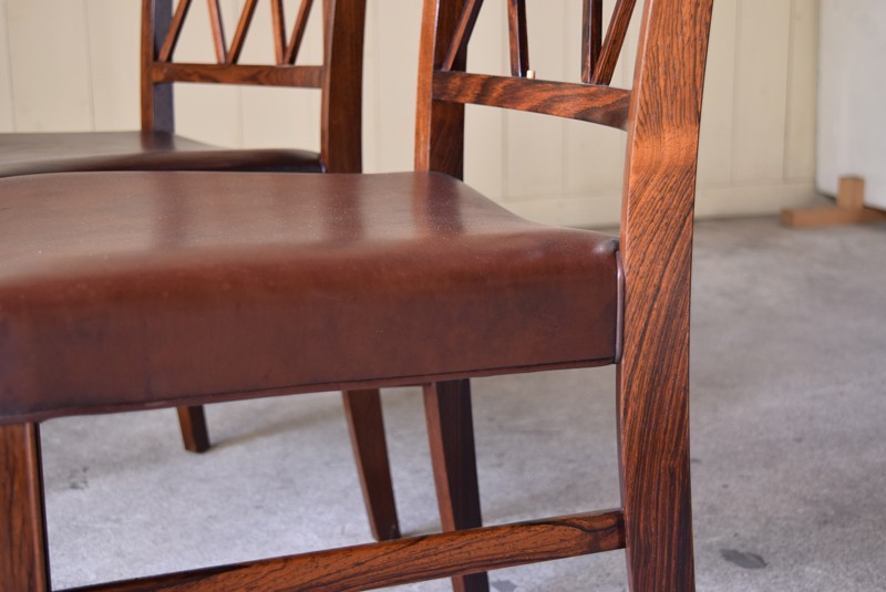 木目の美しいブラジリアンローズウッドを使用,アンティーク,椅子,チェア,オーレヴァンシャー,デザイナーズ