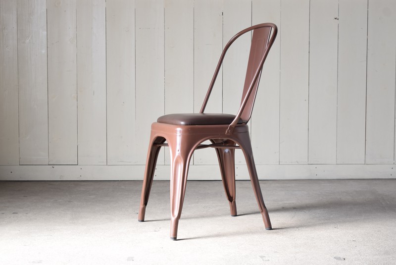 側面,ヴィンテージ,椅子,TOLIX,Aチェア,フランス製,カフェチェア