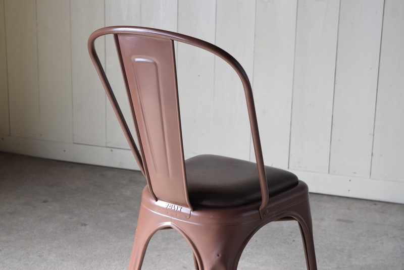 背もたれバック,ヴィンテージ,椅子,TOLIX,Aチェア,フランス製,カフェチェア