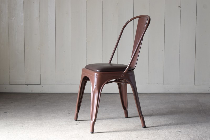 側面,ヴィンテージ,椅子,TOLIX,Aチェア,フランス製,カフェチェア