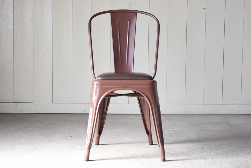 正面,ヴィンテージ,椅子,TOLIX,Aチェア,フランス製,カフェチェア