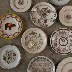 クリスマスヴィンテージプレート,イヤープレート生まれ年