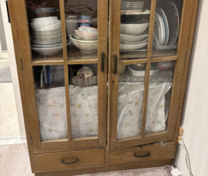 アンティークガラス戸棚の買取